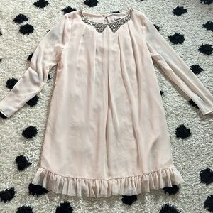Victoria’s Secret size Small Elegant Pink Dress with Embellished Collar